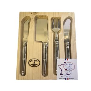 Laguiole 4 Pce Mini-Apetizer Cheese Set S/STEEL LF OpenWood