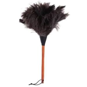Redecker Ostrich Feather Duster BLACK 50cm
