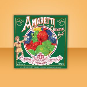 Lazzaroni Amaretti Green window box soft wrap 145g 23-24