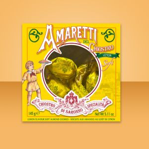 Lazzaroni Amaretti Lemon window box soft wrap  145g 23-24
