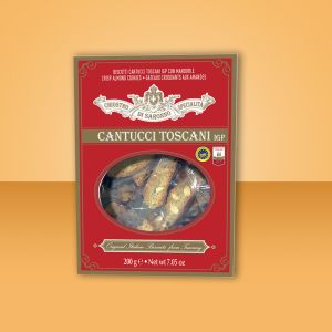 Lazzaroni Cantuccini Toscana almond IGP windowbox 200g 23-24
