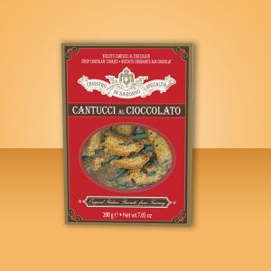 Lazzaroni Cantuccini 200 g Choc-chip red window box  26/27