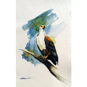 Card FISH EAGLE  A6 SkillyArt