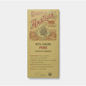 Amatller Choc Dark 83% Perú 70g Single Origin