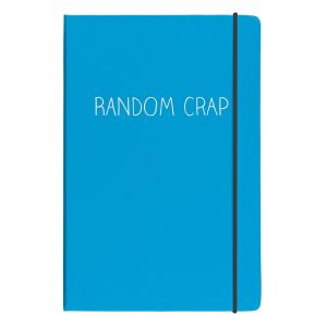 Wild and Wolf HappyJackA5 Random Crap Notebook Blue