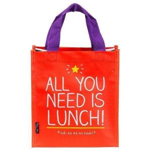 Wild and Wolf HappyJackAll You Need Is Lunch handy tote
