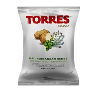 Torres Selecta Herbs Mediterranean Potato Chips 150g NEW