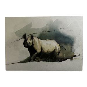 Card BLACK RHINO  A6 SkillyArt