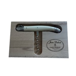Laguiole Jean Dubost Corkscrew with Ivory Colored Handle Openbox