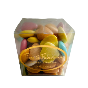 Sugared Hearts Choc Colour Mix 200g ITALY Gift Cube 52 pces