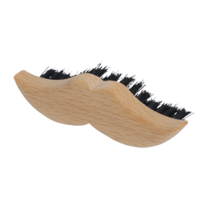 Redecker MoustacheBeard Brush Beech8.5cm