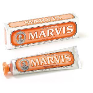 Marvis Italian Luxury Toothpaste Ginger Mint Orange Box 75ml