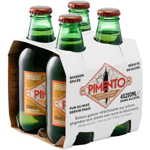 Pimento Spicy Ginger 4 Pack Basket 4x250ml 