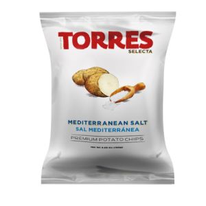 Torres Selecta Sea Salt Mediterranean Chips 50g NEW SIZE