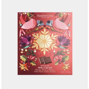 Simon Coll Choc Napolitans Christmas 70% Dark Gift Box 60 g