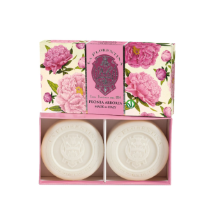 La Florentina Peonia Arborea 2 Pce Soap Gift Box 115g x2