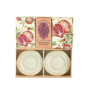 LaFlorentina 2Pce SoapSet Pomegranate Round 115g