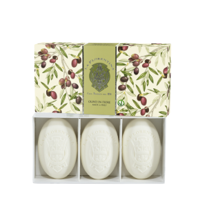 La Florentina Olive Flowers 3 Pce Soap Gift Box 150g x3