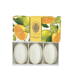 La Florentina Citrus Boboli 3 Pce Soap Gift Box 150g x3