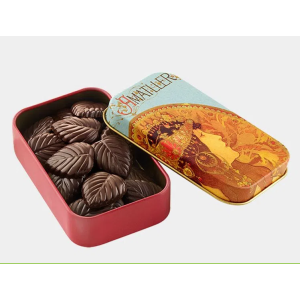 Amatller Choc Leaf Mini-Tin Dark 70% 30g