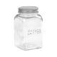 Tala Ribbed glass storage Canisters COFFEE 1250ml NEW