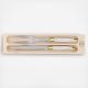 Laguiole Jean Dubost Carving Set Ivory & Brass 
