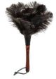 Redecker Ostrich Feather Duster BLACK SML 30cm