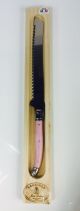 Laguiole Jean Dubost Bread Knife Pink Pastel (