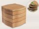 Legnoart Coffee Cube Oak Wood Green Inner 