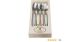 Laguiole Jean Dubost 4 Piece Mini-Mocha Spoons with Pastel Color Handle 