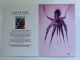 Card Gyotaku Octopus Lilac A6 SLF Art