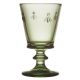 La Rochere French Bee Olive Green Wine glass 14.1cm 240mlNEW