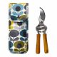 Wild and Wolf Orla Kiely Secateurs in Multi Flower Oval Pouch