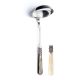 EME ITALY GINEVRA Sauce Ladle/Spoon SML Ivory Pearl